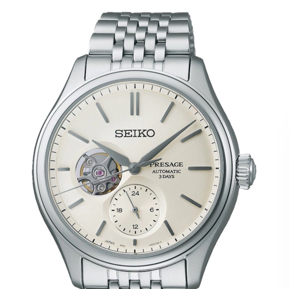 Seiko presage classic semi-skeleton automatic 3 days watch, shiroiro. - Picture 9 of 9